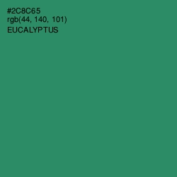 #2C8C65 - Eucalyptus Color Image