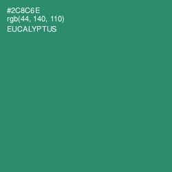 #2C8C6E - Eucalyptus Color Image