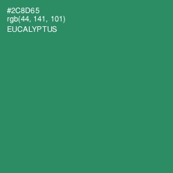 #2C8D65 - Eucalyptus Color Image