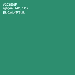 #2C8E6F - Eucalyptus Color Image