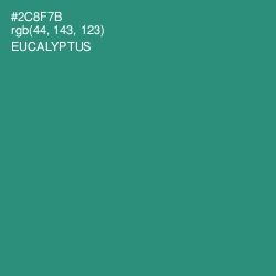 #2C8F7B - Eucalyptus Color Image