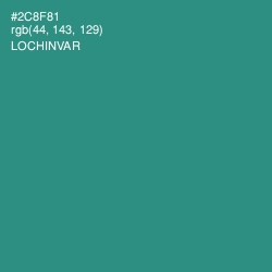 #2C8F81 - Lochinvar Color Image