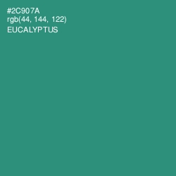 #2C907A - Eucalyptus Color Image