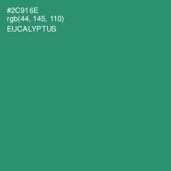 #2C916E - Eucalyptus Color Image