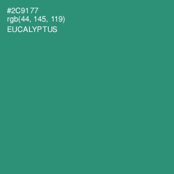 #2C9177 - Eucalyptus Color Image