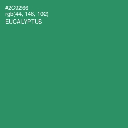 #2C9266 - Eucalyptus Color Image