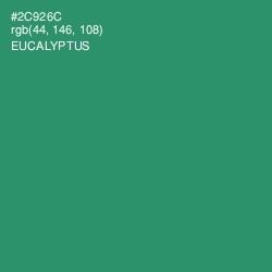 #2C926C - Eucalyptus Color Image