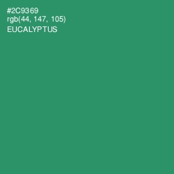 #2C9369 - Eucalyptus Color Image