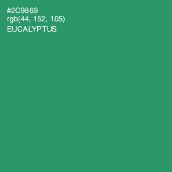 #2C9869 - Eucalyptus Color Image