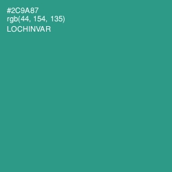 #2C9A87 - Lochinvar Color Image