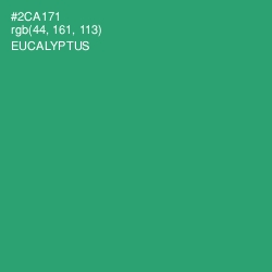 #2CA171 - Eucalyptus Color Image