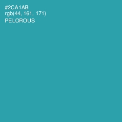 #2CA1AB - Pelorous Color Image