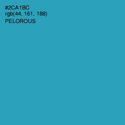 #2CA1BC - Pelorous Color Image
