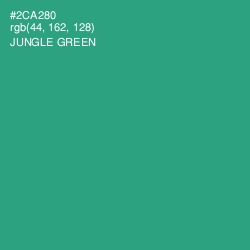 #2CA280 - Jungle Green Color Image