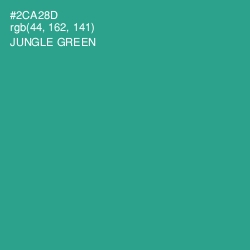#2CA28D - Jungle Green Color Image