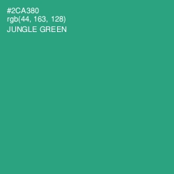 #2CA380 - Jungle Green Color Image