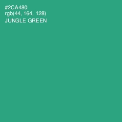 #2CA480 - Jungle Green Color Image