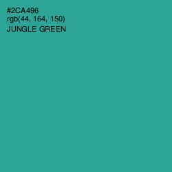 #2CA496 - Jungle Green Color Image