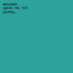 #2CA49D - Keppel Color Image