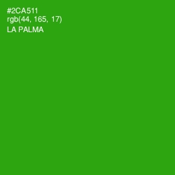 #2CA511 - La Palma Color Image