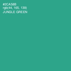 #2CA58B - Jungle Green Color Image