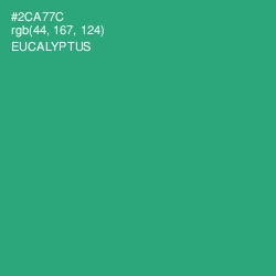 #2CA77C - Eucalyptus Color Image