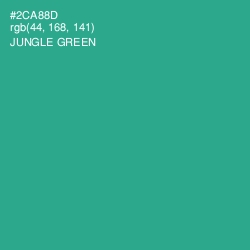 #2CA88D - Jungle Green Color Image