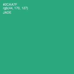 #2CAA7F - Jade Color Image