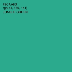 #2CAA8D - Jungle Green Color Image