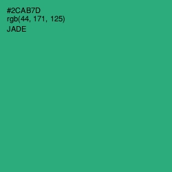 #2CAB7D - Jade Color Image