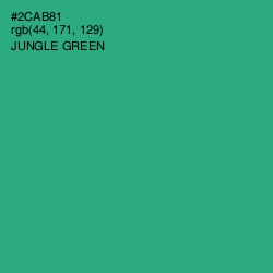 #2CAB81 - Jungle Green Color Image