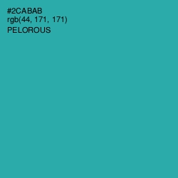 #2CABAB - Pelorous Color Image