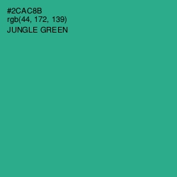 #2CAC8B - Jungle Green Color Image