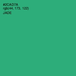 #2CAD7A - Jade Color Image