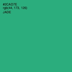 #2CAD7E - Jade Color Image