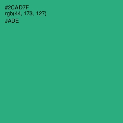 #2CAD7F - Jade Color Image