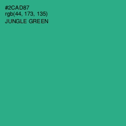 #2CAD87 - Jungle Green Color Image