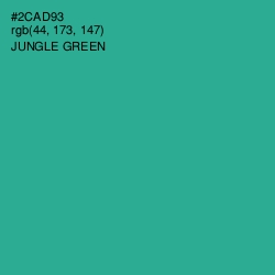#2CAD93 - Jungle Green Color Image