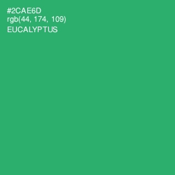 #2CAE6D - Eucalyptus Color Image