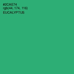 #2CAE74 - Eucalyptus Color Image