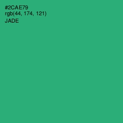 #2CAE79 - Jade Color Image