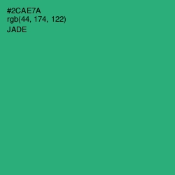#2CAE7A - Jade Color Image