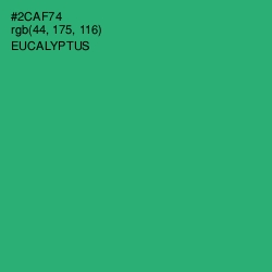 #2CAF74 - Eucalyptus Color Image