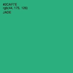 #2CAF7E - Jade Color Image