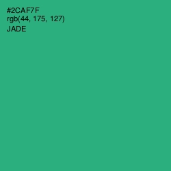 #2CAF7F - Jade Color Image