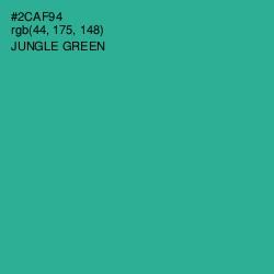 #2CAF94 - Jungle Green Color Image