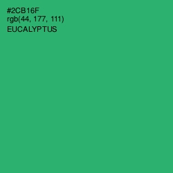 #2CB16F - Eucalyptus Color Image