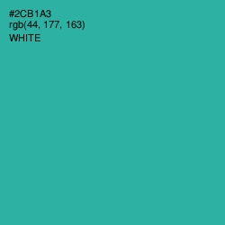 #2CB1A3 - Pelorous Color Image