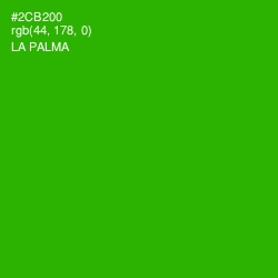 #2CB200 - La Palma Color Image