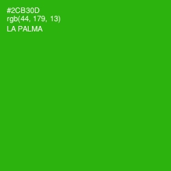 #2CB30D - La Palma Color Image